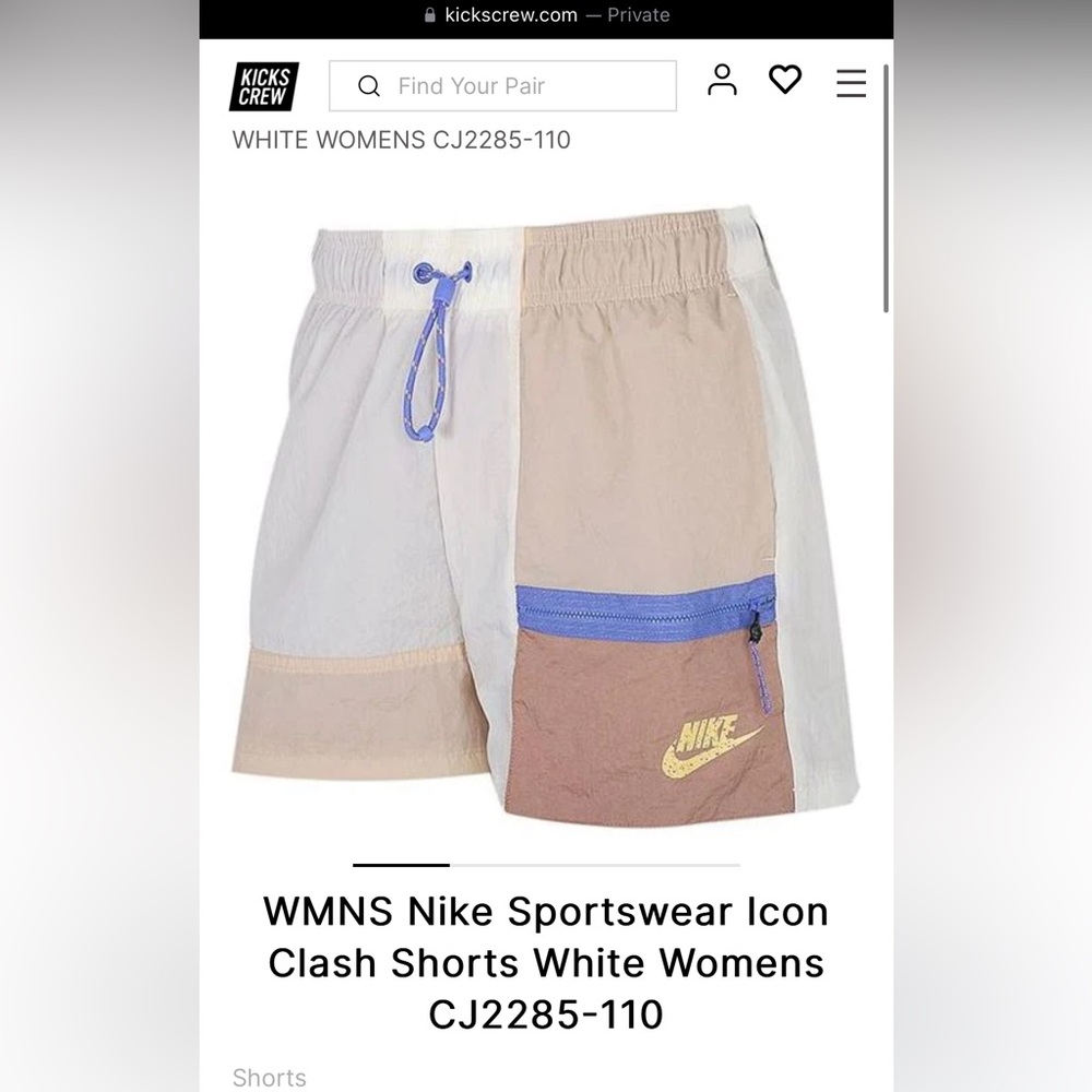 COPY - Nike women sportswear icon clash shorts